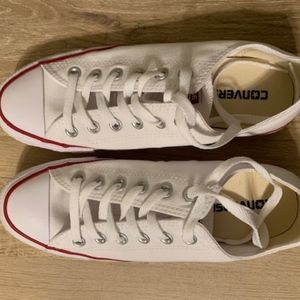White Converse Low Top